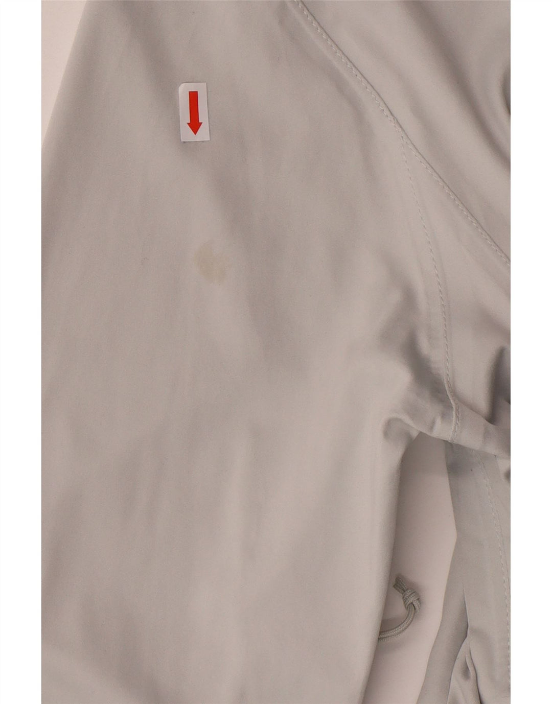 THE NORTH FACE Womens Hooded Rain Jacket UK 14 Large Grey Polyester