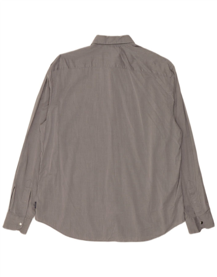 Armani Collezioni Mens Shirt 2XL Grey