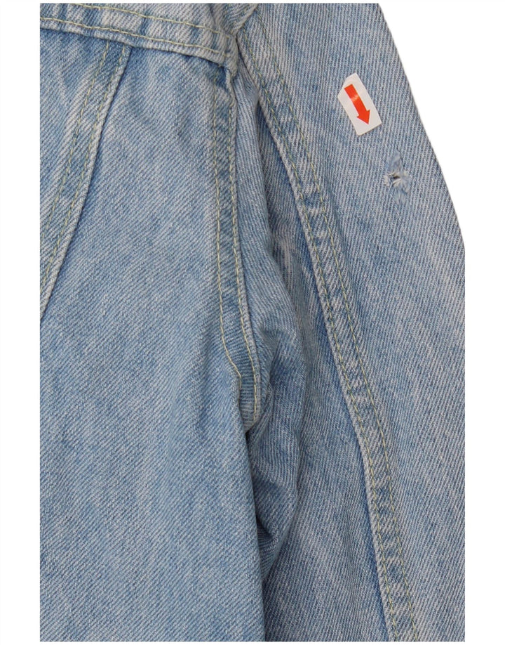 MORRIS  Womens Denim Jacket IT 42 Medium Blue Cotton