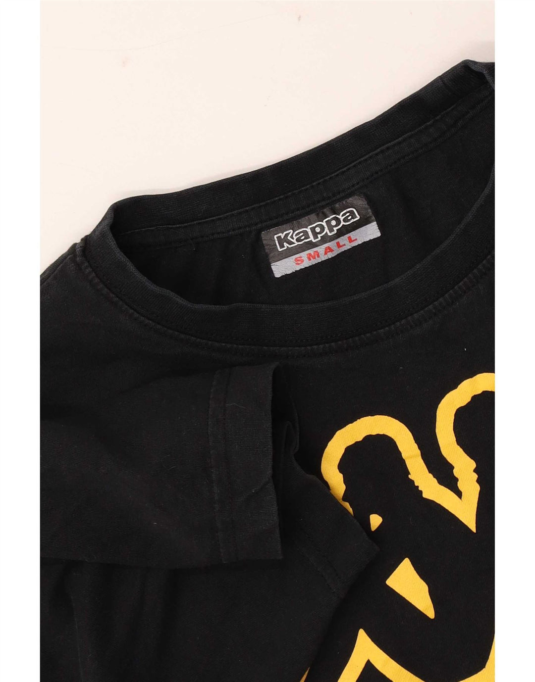 Kappa Mens Graphic T-Shirt Top Small Black
