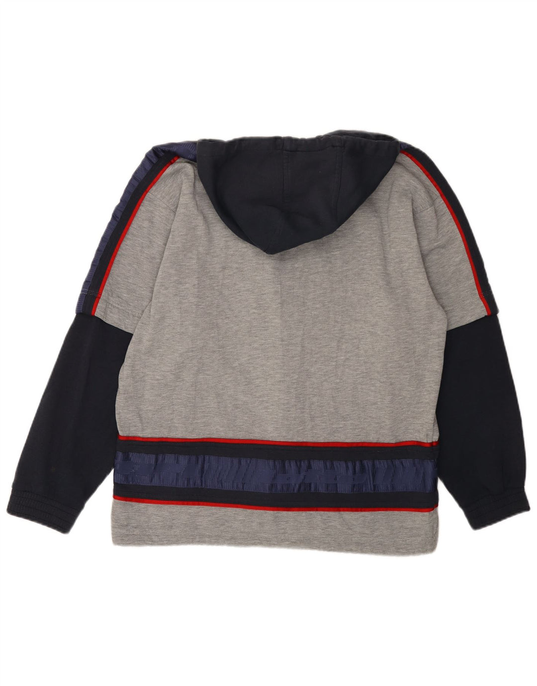 LOTTO Mens Graphic Tracksuit Top Jacket UK 38/40 Medium Grey Colourblock