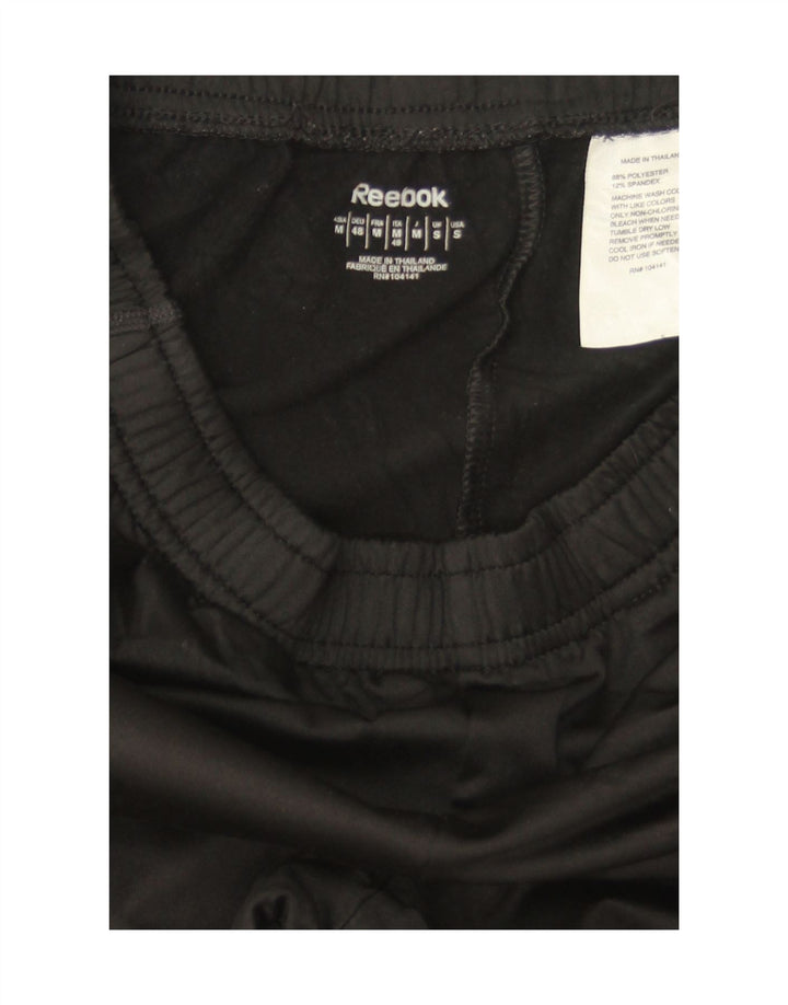 REEBOK Mens Tracksuit Trousers Small  Black Polyester