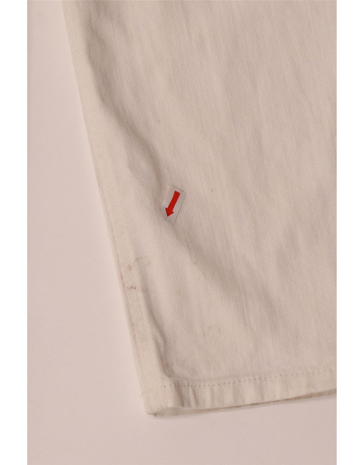 LEE Womens Powell Straight Jeans W31 L34 White Cotton Vintage Lee and Second-Hand Lee from Messina Hembry 