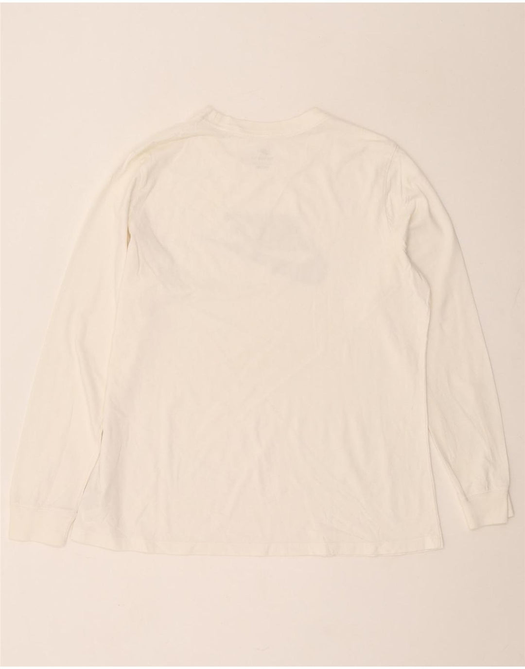 Nike Mens Graphic Top Long Sleeve XL White Cotton