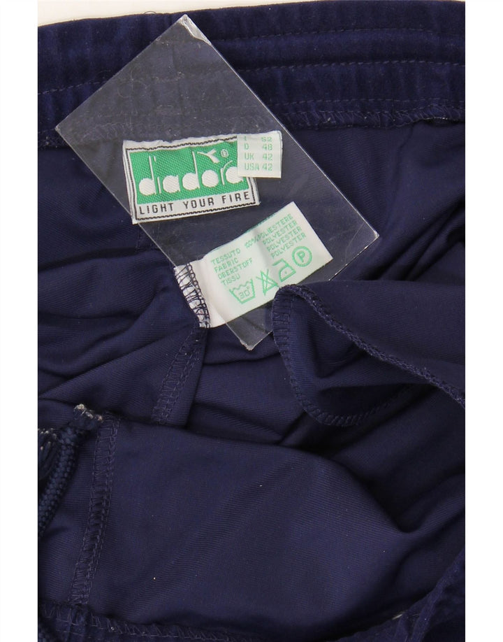 Diadora Mens Tracksuit Trousers 2XL Navy Blue Polyester
