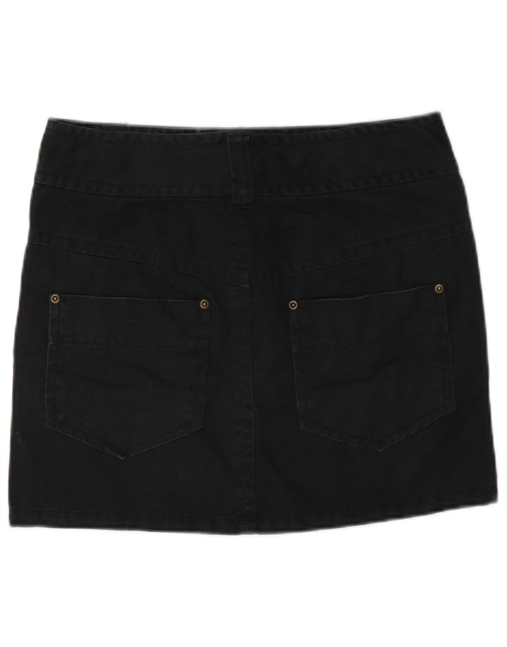 Benetton Womens Mini Cargo Skirt W28 Medium Navy Blue