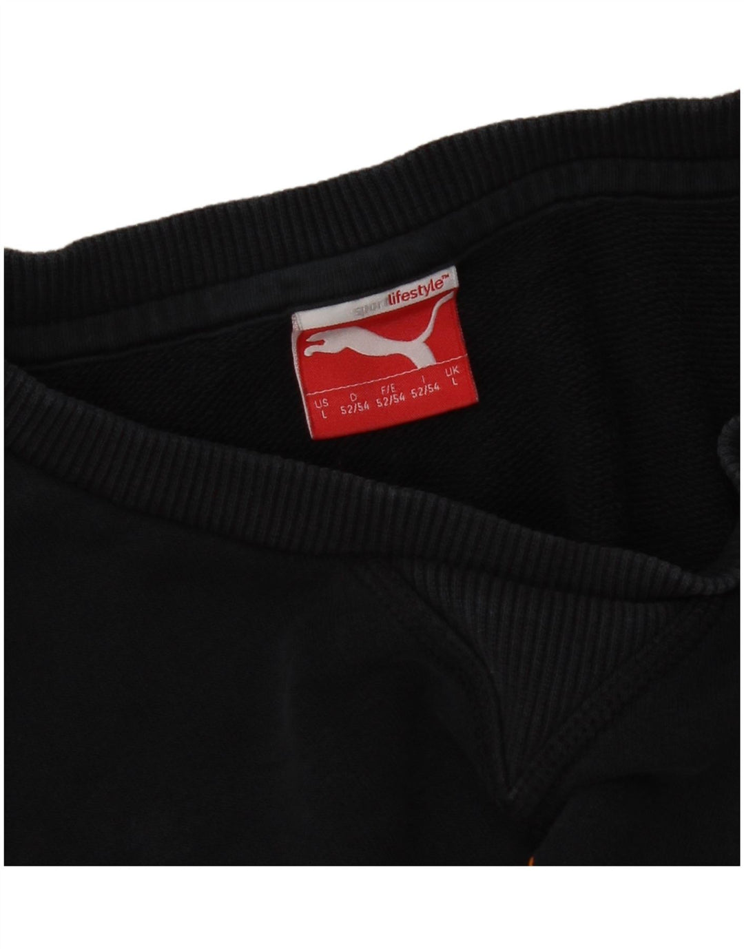 Puma Mens Graphic Sweatshirt Jumper Large Navy Blue