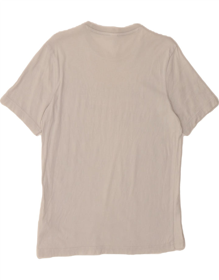 REEBOK Mens Graphic T-Shirt Top Small Off White Cotton Vintage Reebok and Second-Hand Reebok from Messina Hembry 