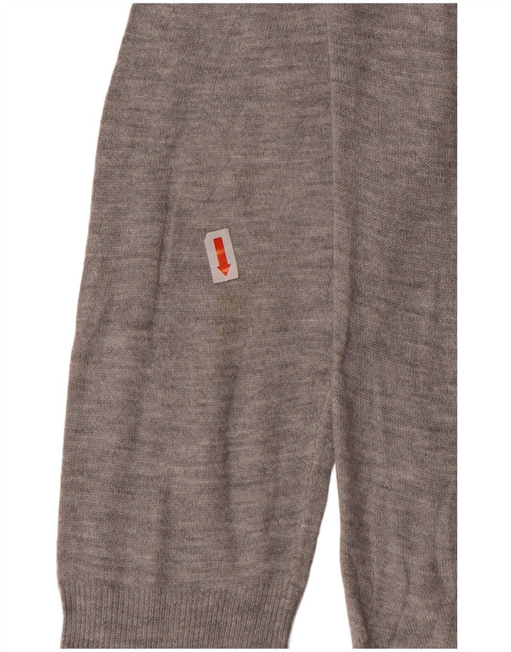 Zara Womens Boat Neck Jumper Sweater UK 14 Medium Grey