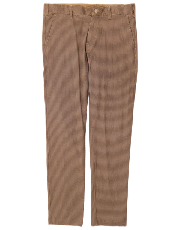 Harmont & Blaine Mens Chino Trousers IT 46 Small W32 L31 Brown Houndstooth
