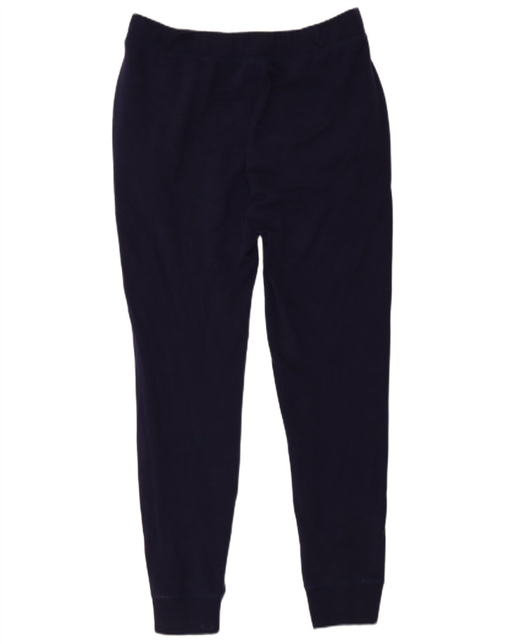 PUMA Mens Tracksuit Trousers Joggers Large  Navy Blue Cotton