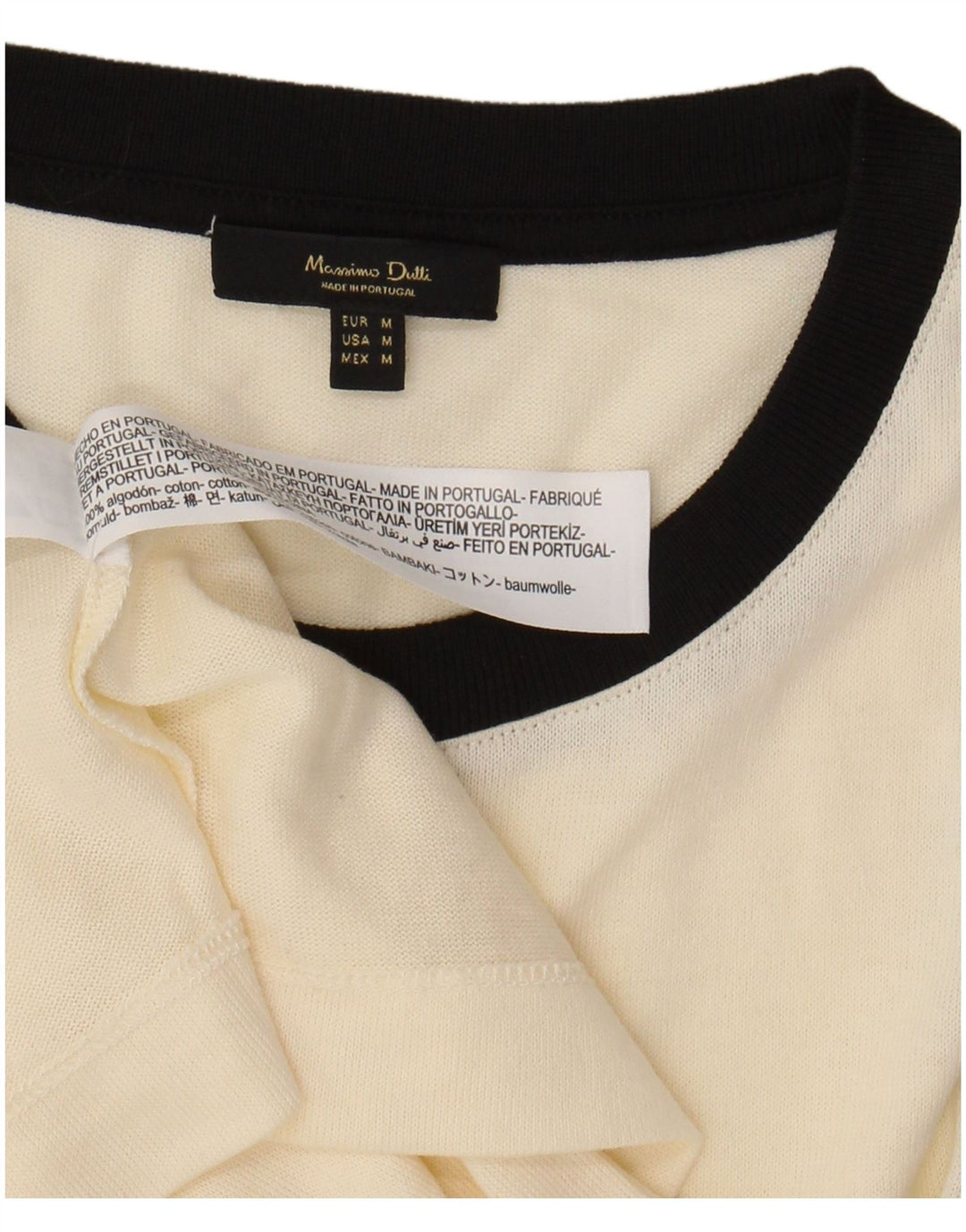 MASSIMO DUTTI Womens Vest Top UK 12 Medium Beige Cotton