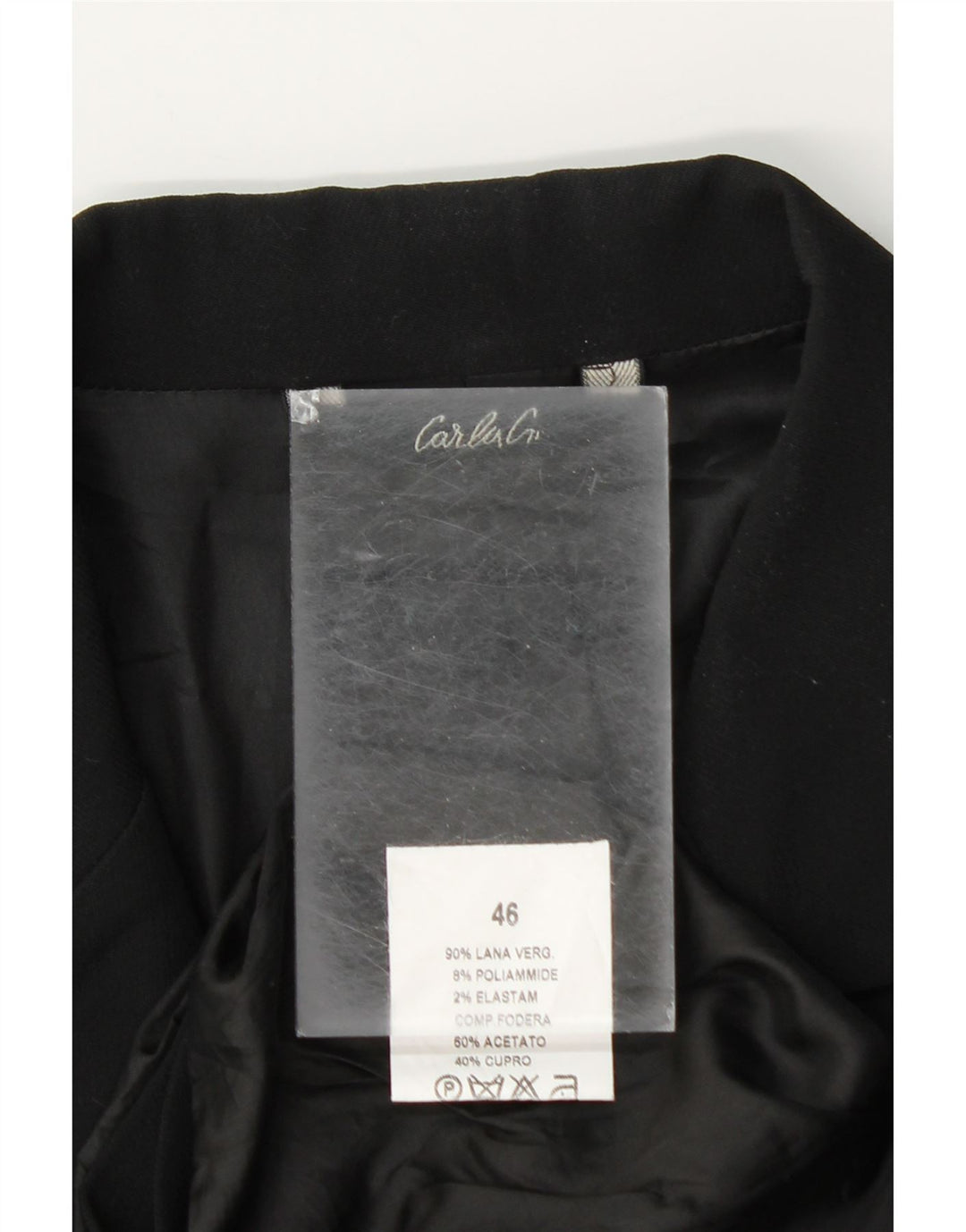 Vintage Womens Longline 1 Button Blazer Jacket IT 46 Large Black