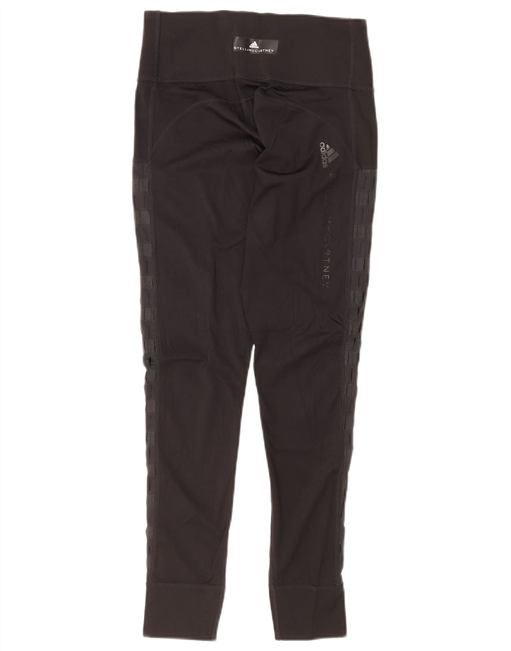 ADIDAS Womens Stella McCartney Graphic Leggings UK 8 Small  Black Striped