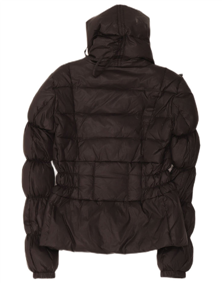 Guess Womens Padded Jacket UK 14 Medium Black Nylon