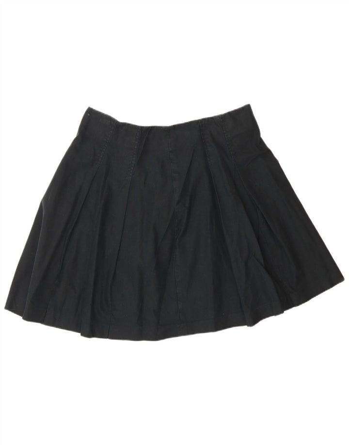 Mossimo Womens Low Waist Mini Skirt US 8 Medium W32 Black Cotton