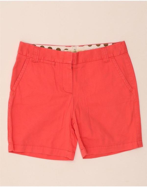J. Crew Womens City Fit Chino Shorts US 4 Small W32  Pink Cotton
