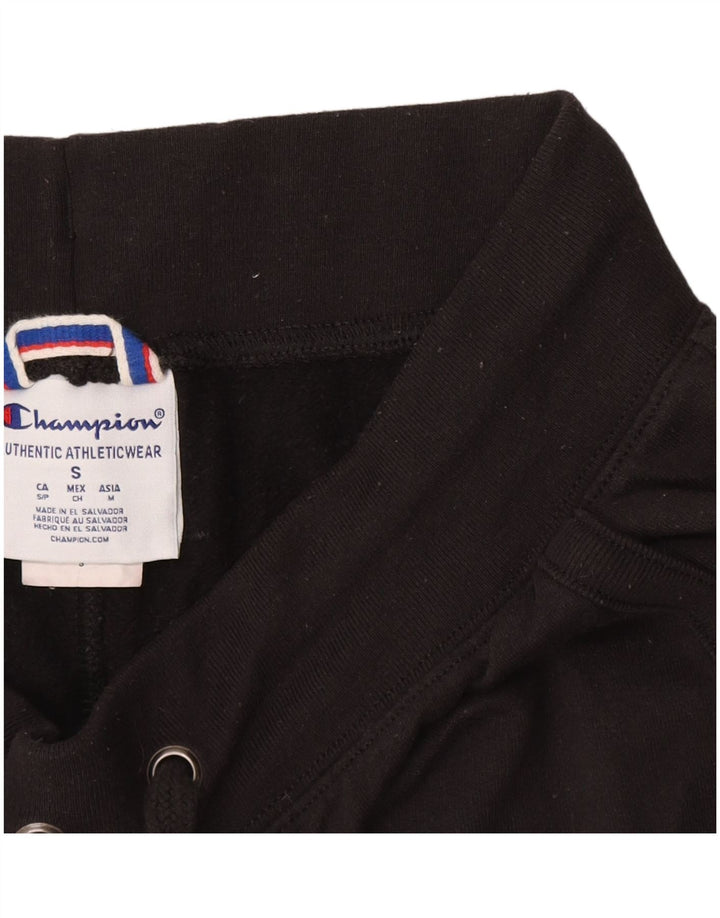 Champion Womens Tracksuit Trousers Joggers UK 10 Small Black Polyester