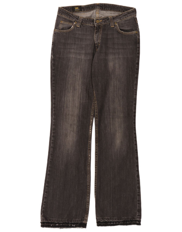 Lee Womens Desoto Bootcut Jeans W32 L33 Grey Cotton