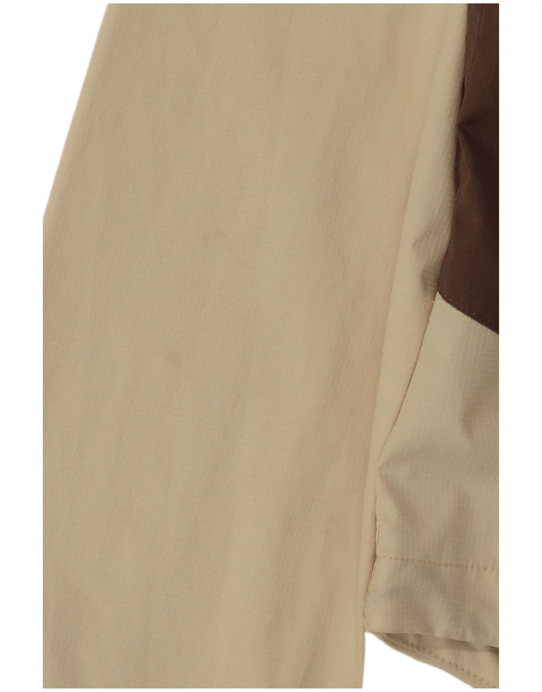 JACK WOLFSKIN Womens Oversized Rain Jacket UK 10 Small  Beige Colourblock