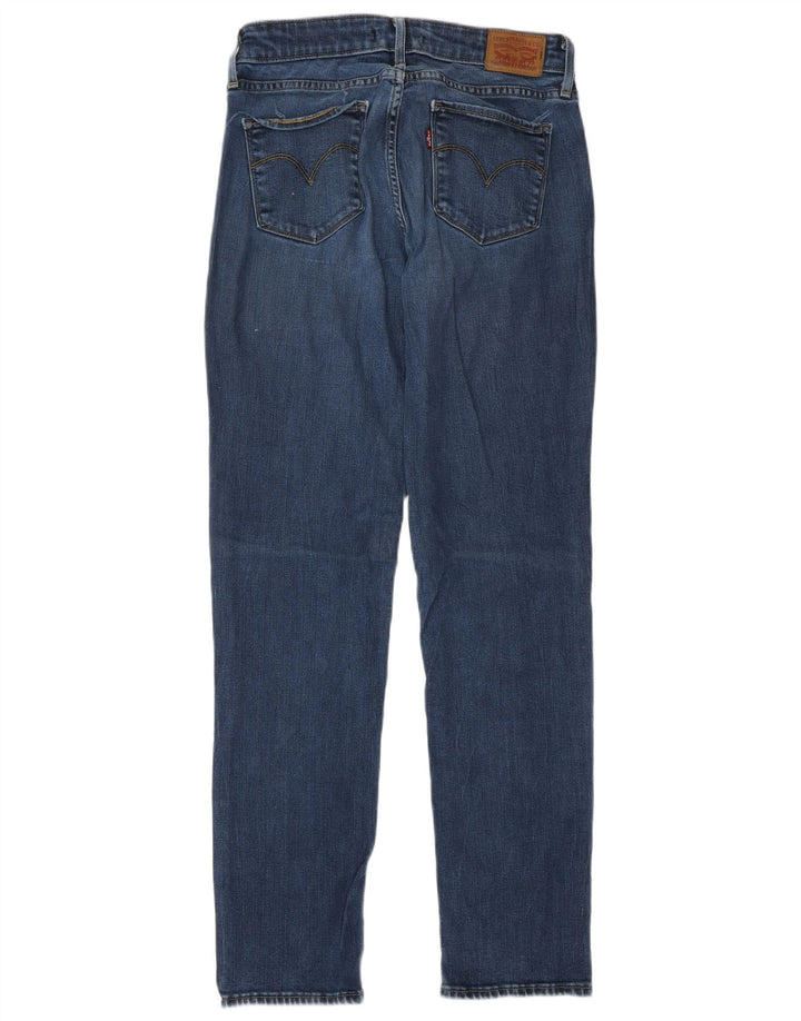 Levi's Womens 712 Slim Jeans W28 L32 Blue Lyocell