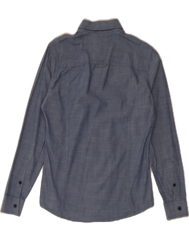 CALVIN KLEIN JEANS Mens Shirt Small Blue Cotton Vintage Calvin Klein Jeans and Second-Hand Calvin Klein Jeans from Messina Hembry 