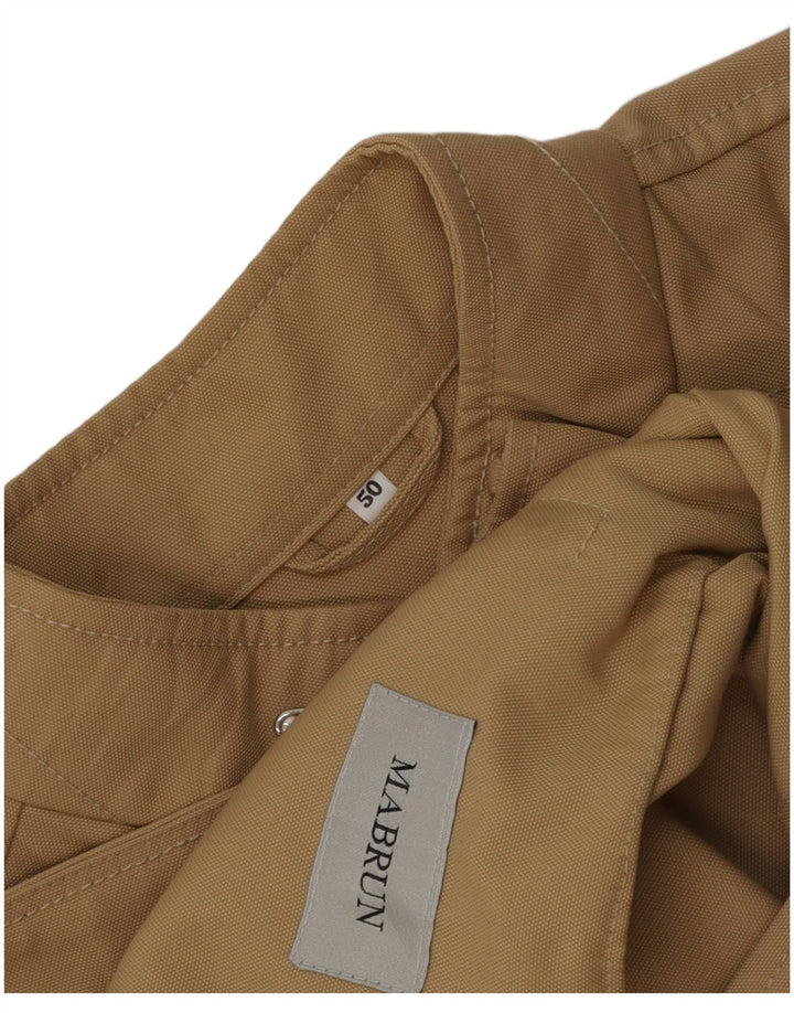 Mabrun Mens Bomber Jacket UK 40 Large Beige