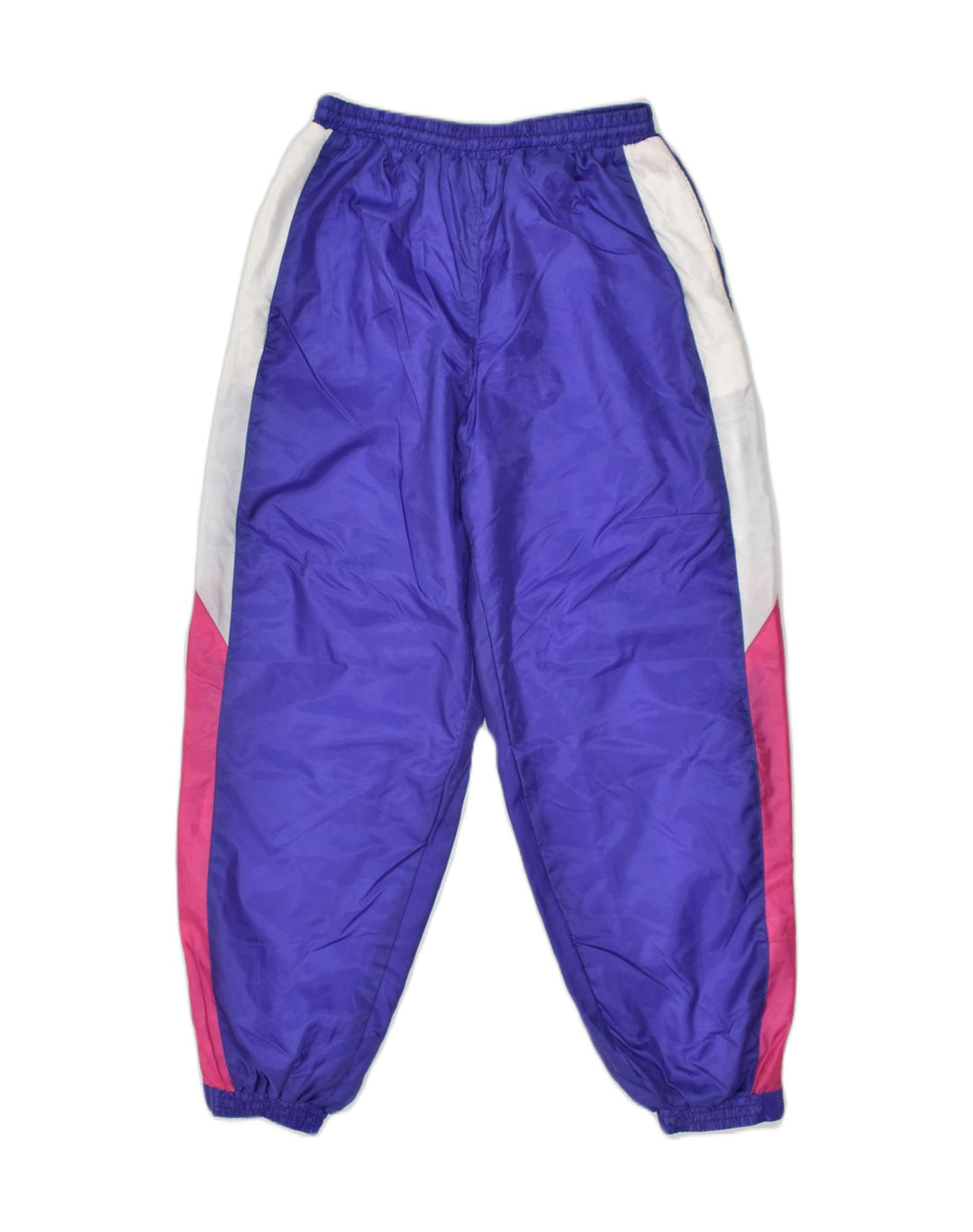 VINTAGE Mens Tracksuit Trousers Medium Purple Nylon