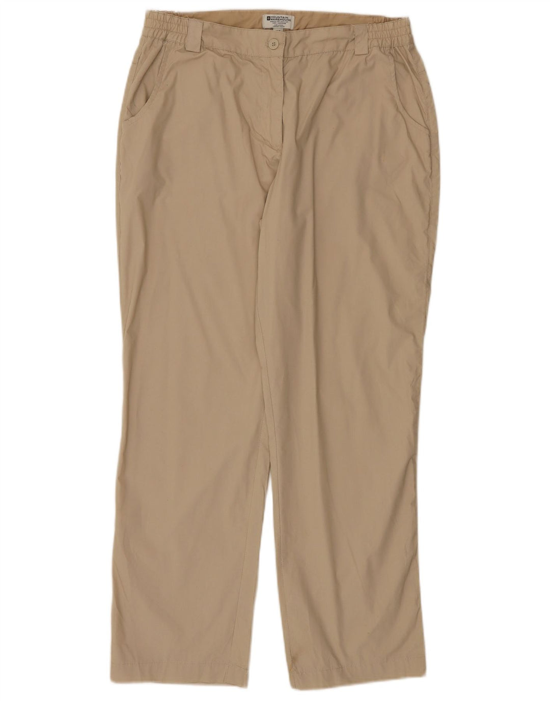 Mountain Warehouse Womens Regular Trousers UK 12 Medium W32 L29 Beige
