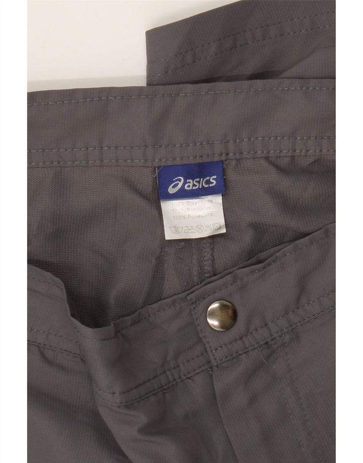 Asics Mens Graphic Cargo Shorts 2XL W40  Grey Polyester