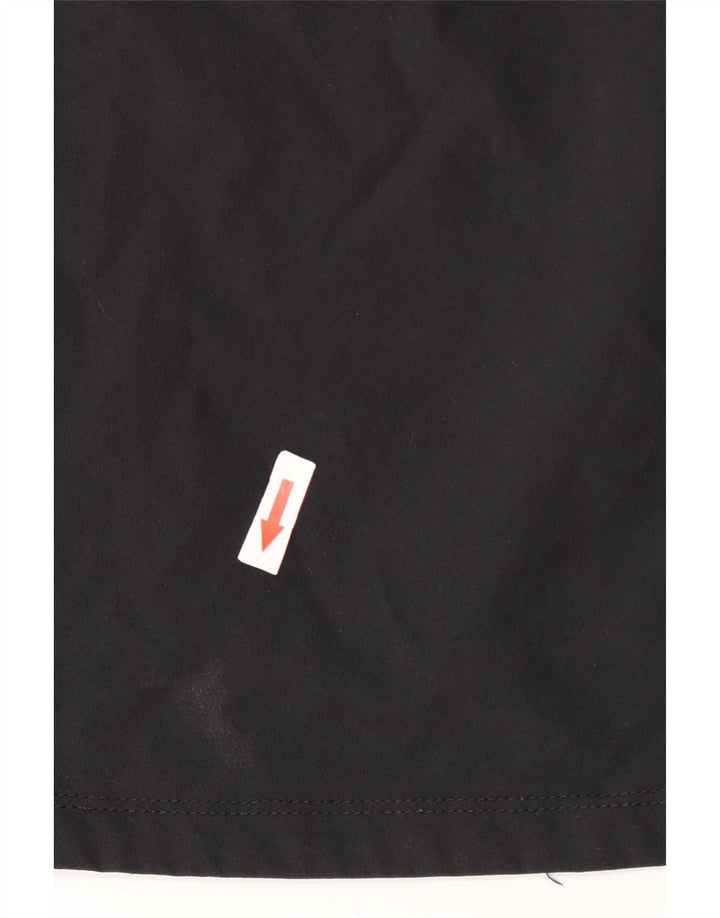 The North Face Mens Zip Neck Pullover Tracksuit Top Large Black Colourblock