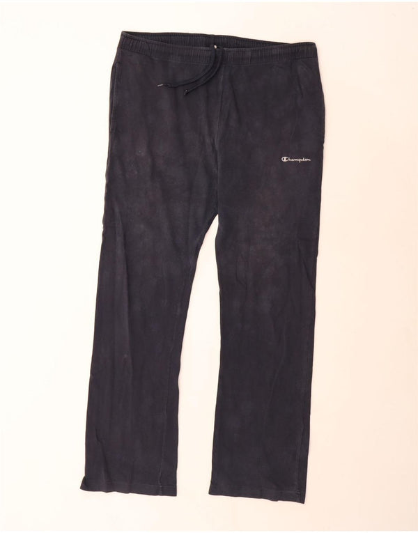CHAMPION Mens Tracksuit Trousers Medium  Navy Blue Cotton