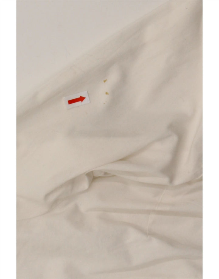 TOMMY HILFIGER Womens Shirt US 4 Small White Cotton Vintage Tommy Hilfiger and Second-Hand Tommy Hilfiger from Messina Hembry 