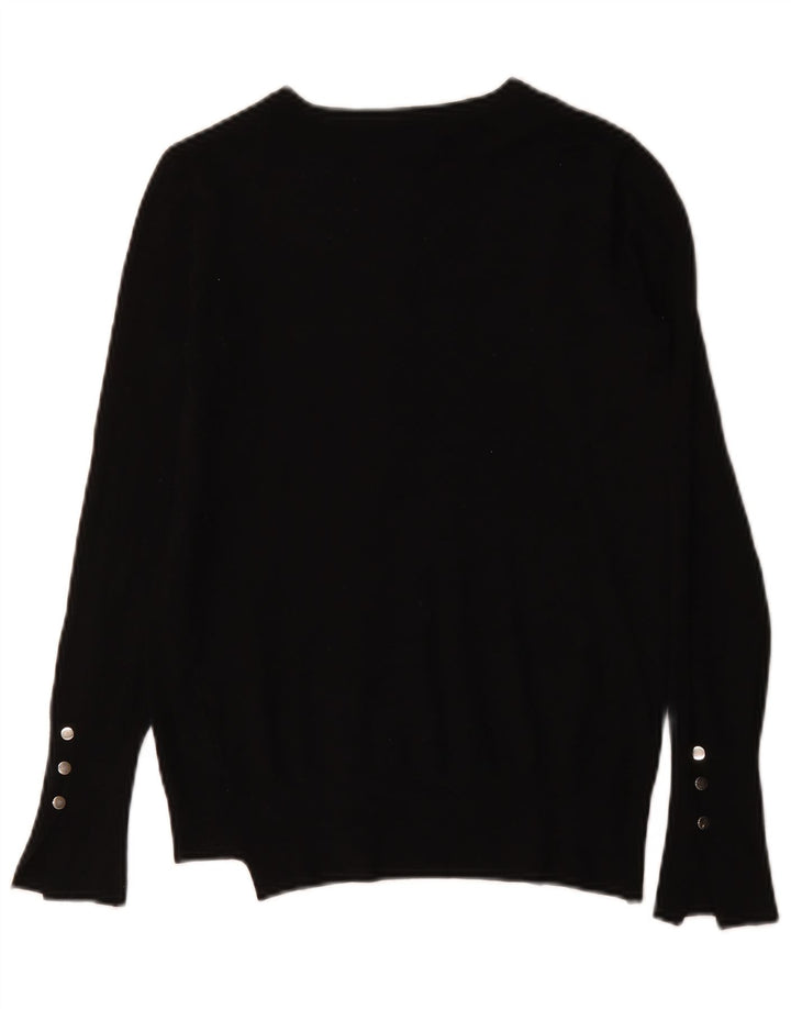 Zara Womens Cardigan Sweater UK 10 Small Black