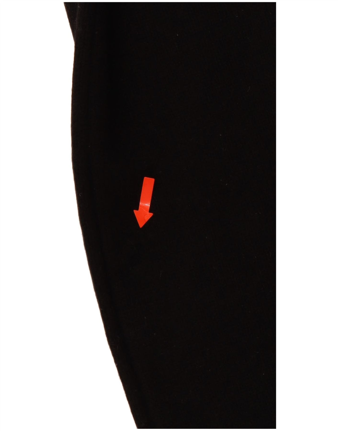 LEVI'S Womens Roll Neck Jumper Sweater UK 10 Small Black Striped Lambswool