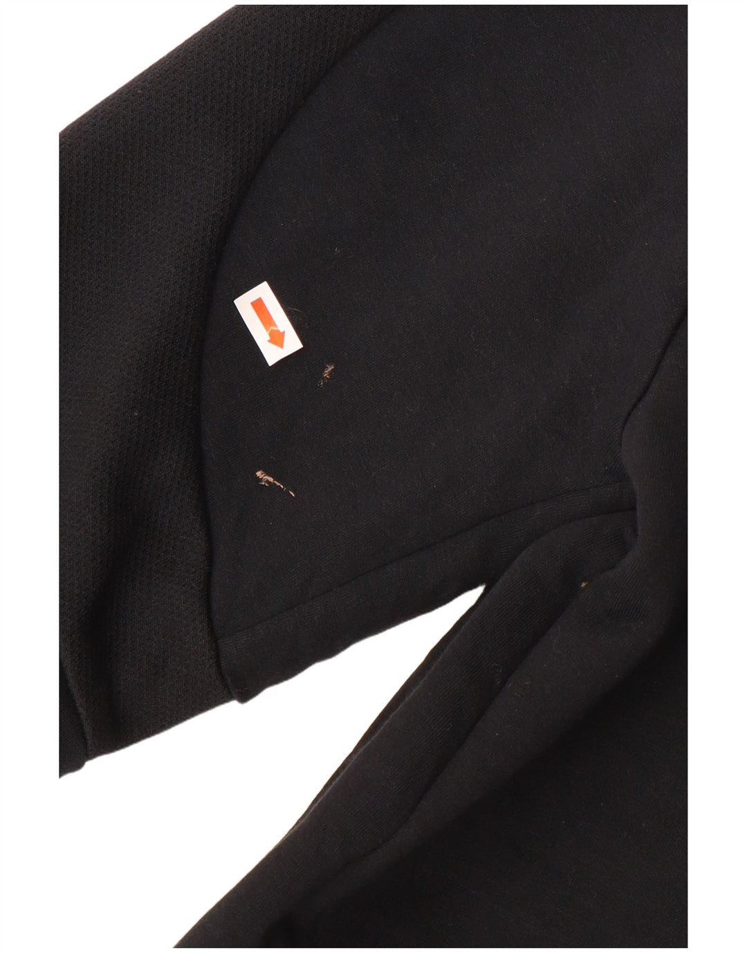 PUMA Womens Zip Hoodie Sweater UK 14 Medium Black Cotton