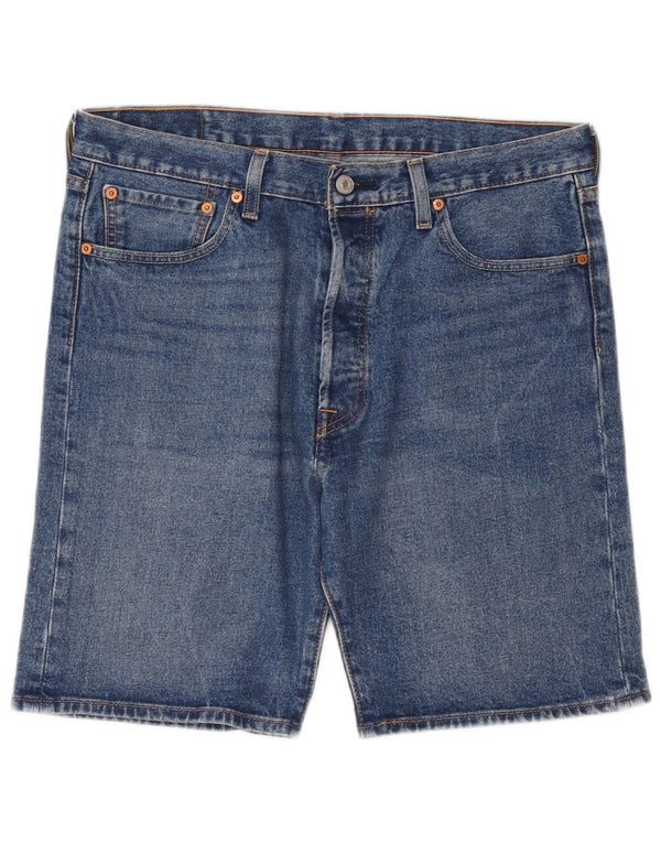 Levi's Mens 501 Denim Shorts W34 Large Blue Cotton