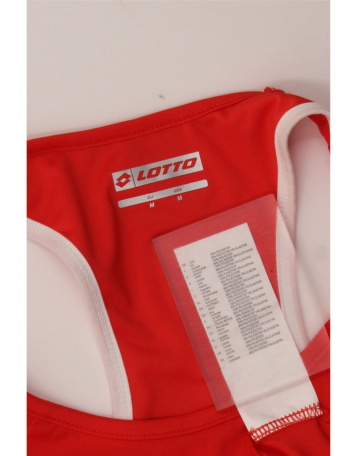 Lotto Womens Tennis Dress UK 12 Medium Red Polyester