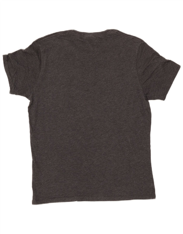 O'NEILL Mens Graphic T-Shirt Top Medium Grey Cotton