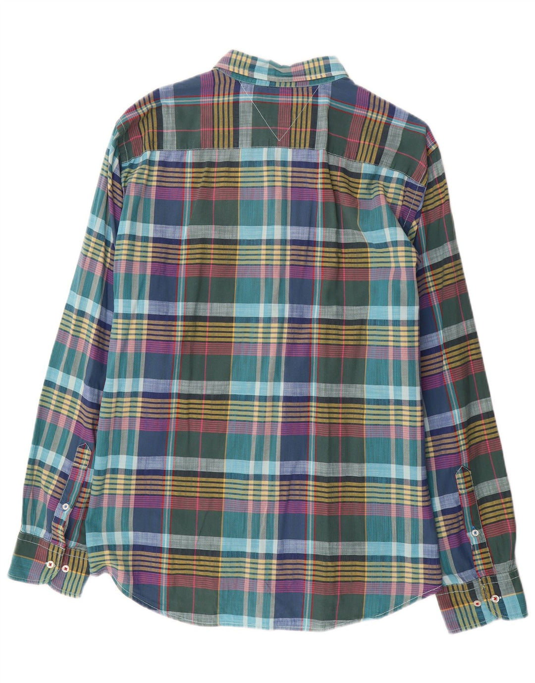 TOMMY HILFIGER Mens New York Fit Shirt 2XL Multicoloured Check Cotton