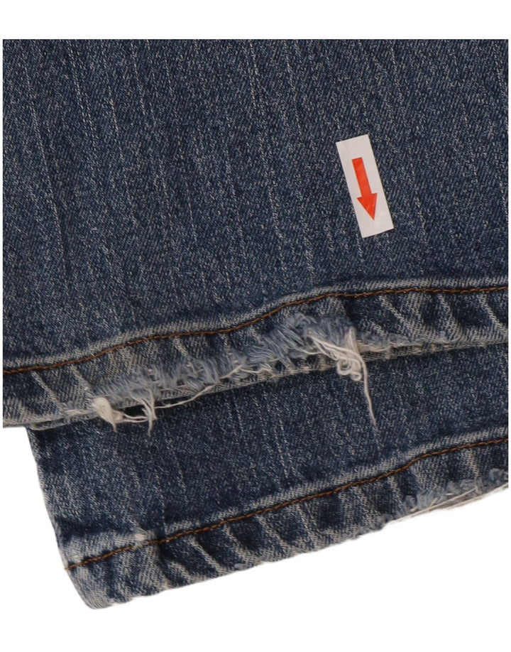 Eddie Bauer Womens Bootcut Jeans US 8 Medium W28 L32 Blue Cotton