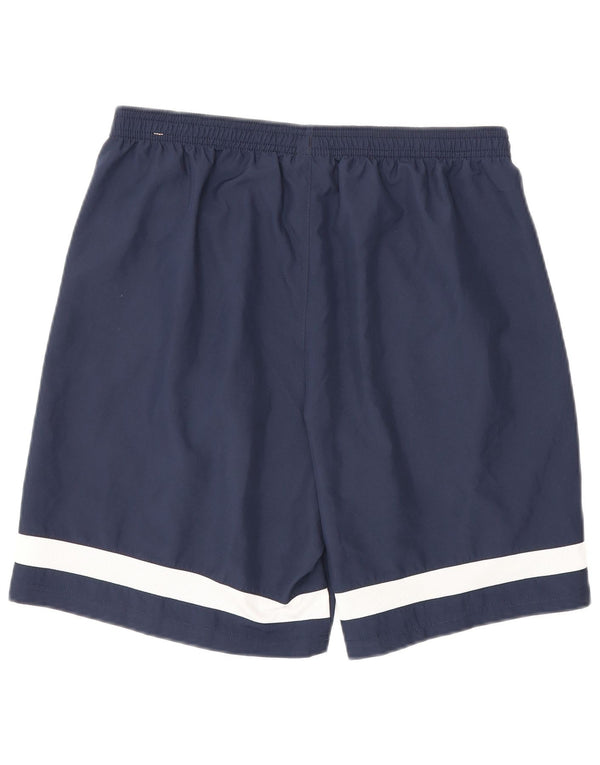Nike Mens Dri Fit Graphic Sport Shorts Large Navy Blue Colourblock
