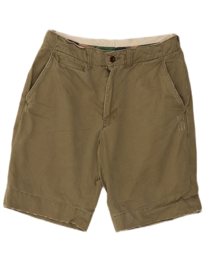 POLO RALPH LAUREN Mens Chino Shorts W30 Medium Khaki Cotton