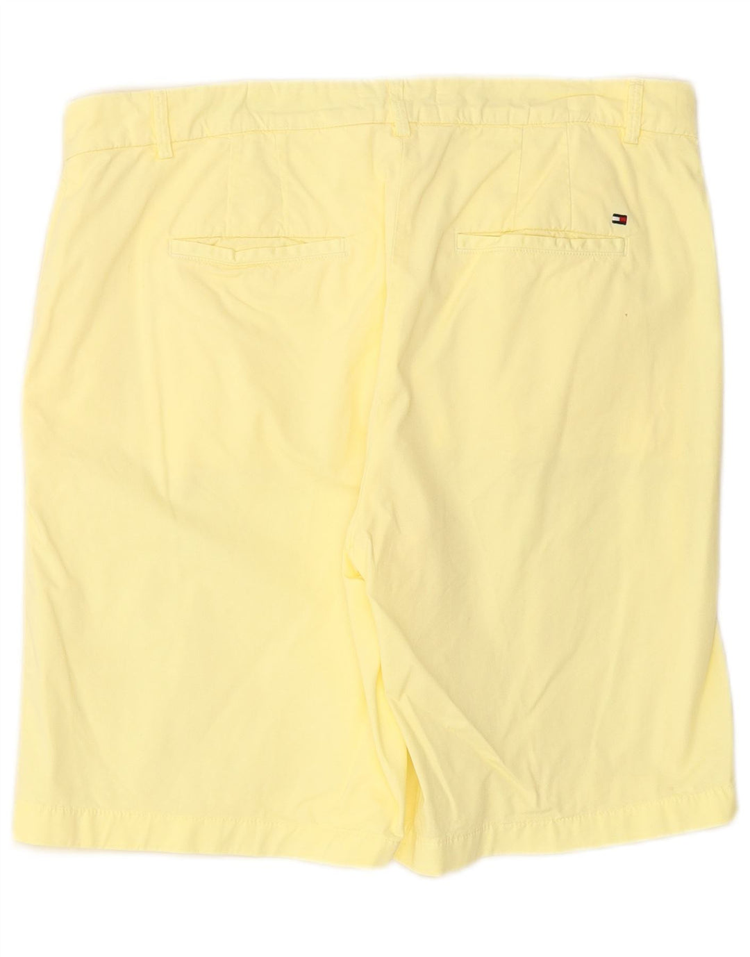 TOMMY HILFIGER Womens Chino Shorts UK 14 Large W34  Yellow