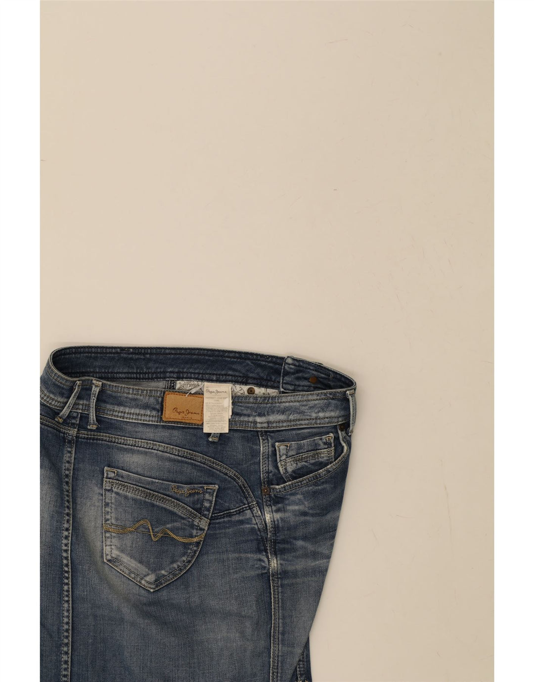 PEPE JEANS Womens Denim Skirt Medium W30 Blue Cotton Vintage PEPE Jeans and Second-Hand PEPE Jeans from Messina Hembry 