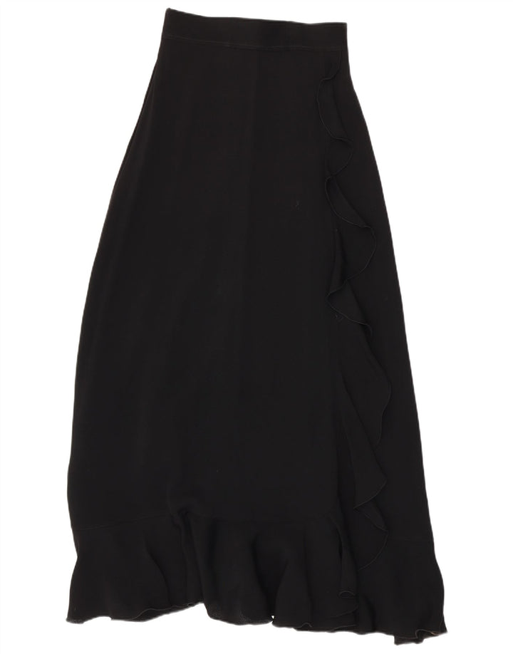 Vintage Womens Maxi Skirt W23 2XS Black