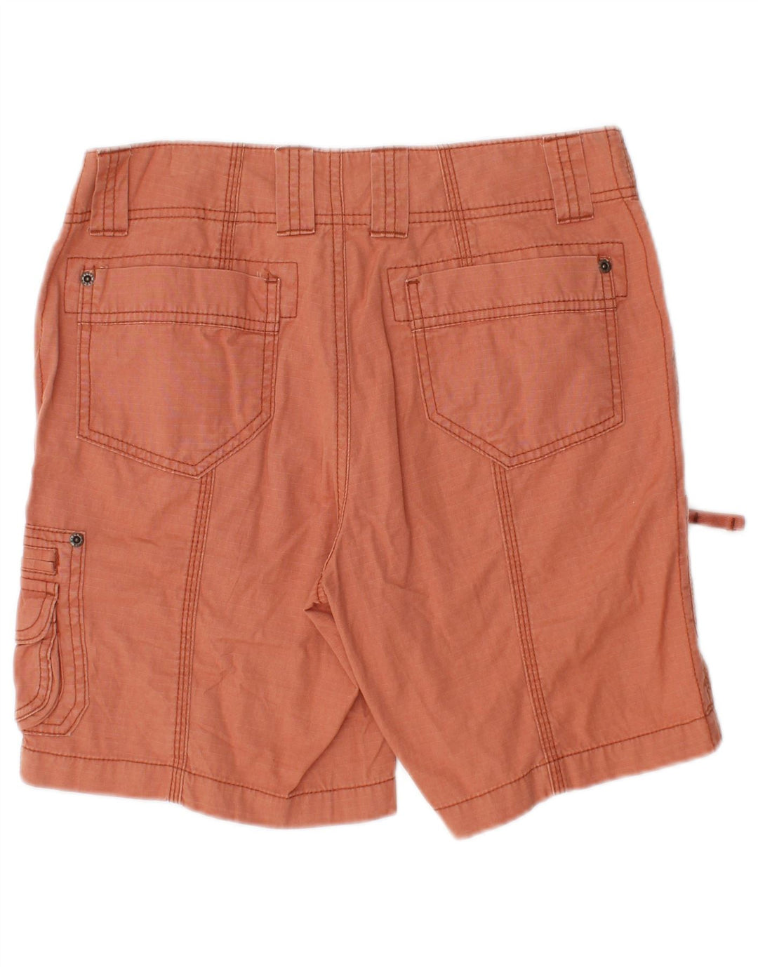 EDDIE BAUER Womens Cargo Shorts US 2 XS W28  Orange Cotton