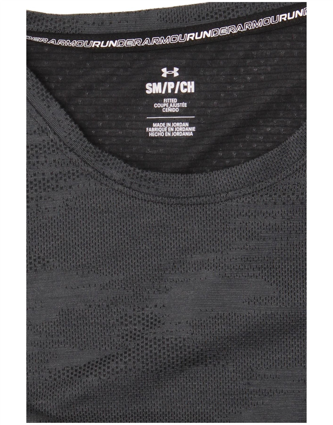 UNDER ARMOUR Womens T-Shirt Top UK 10 Small Grey