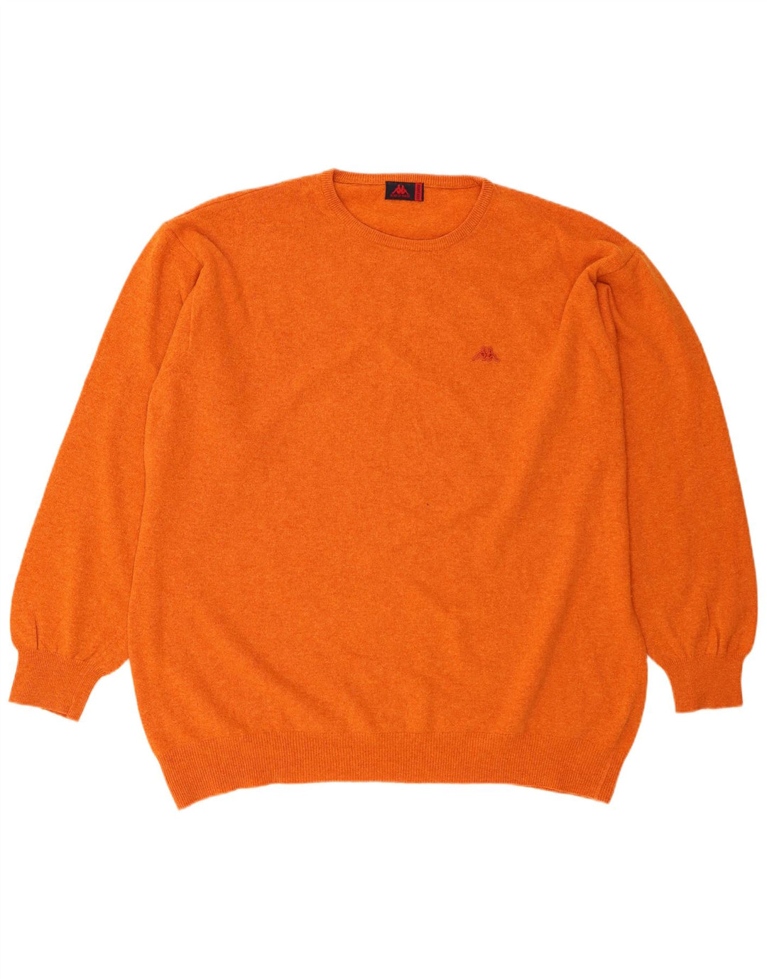 Kappa Mens Crew Neck Jumper Sweater 3XL Orange Lambswool