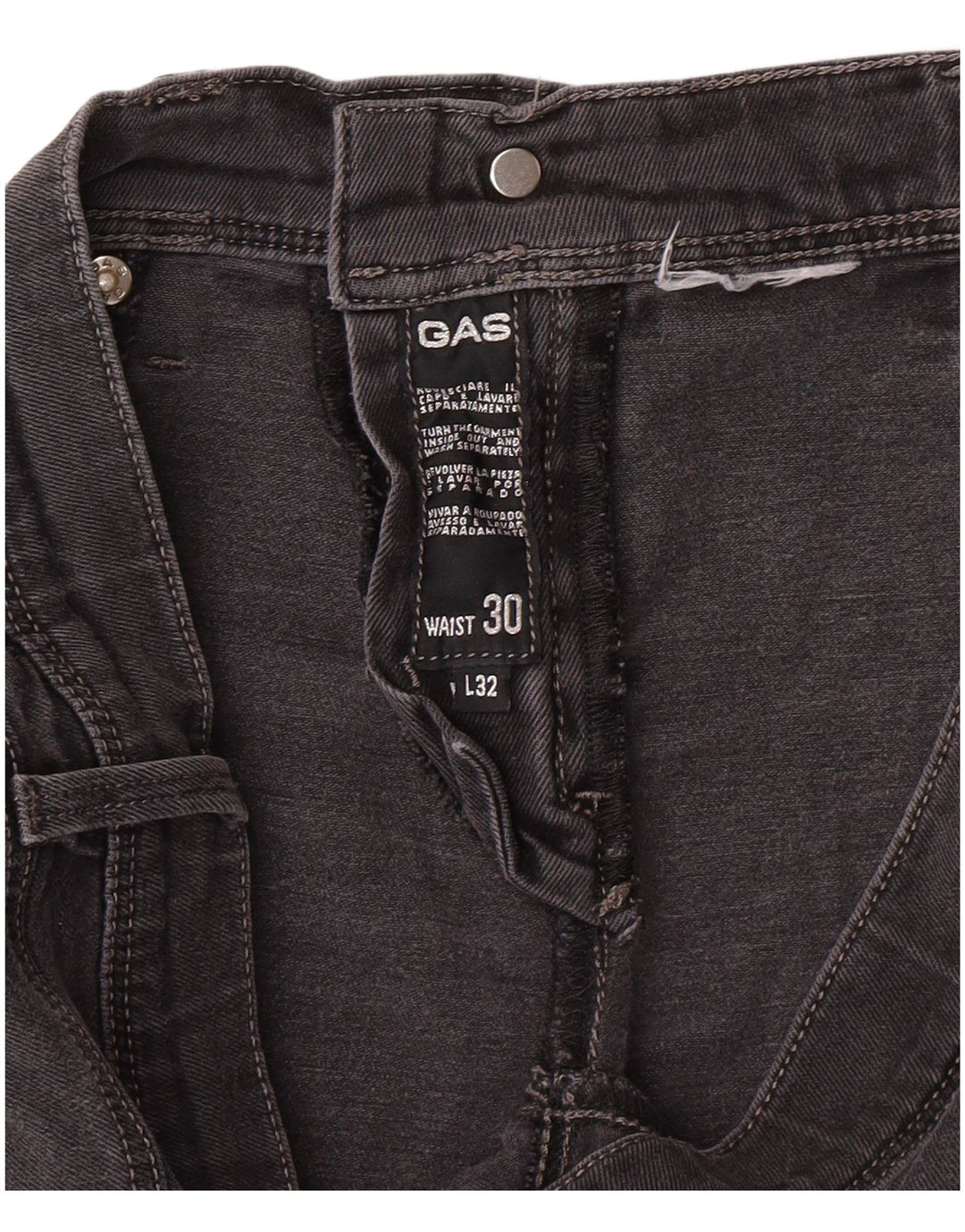 GAS Womens Sumatra Super Slim Jeans W30 L32 Grey